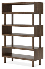 Austanny Warm Brown 62" Bookcase - Ella Furniture