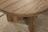 Austanny Warm Brown Coffee Table with 2 End Tables - Ella Furniture