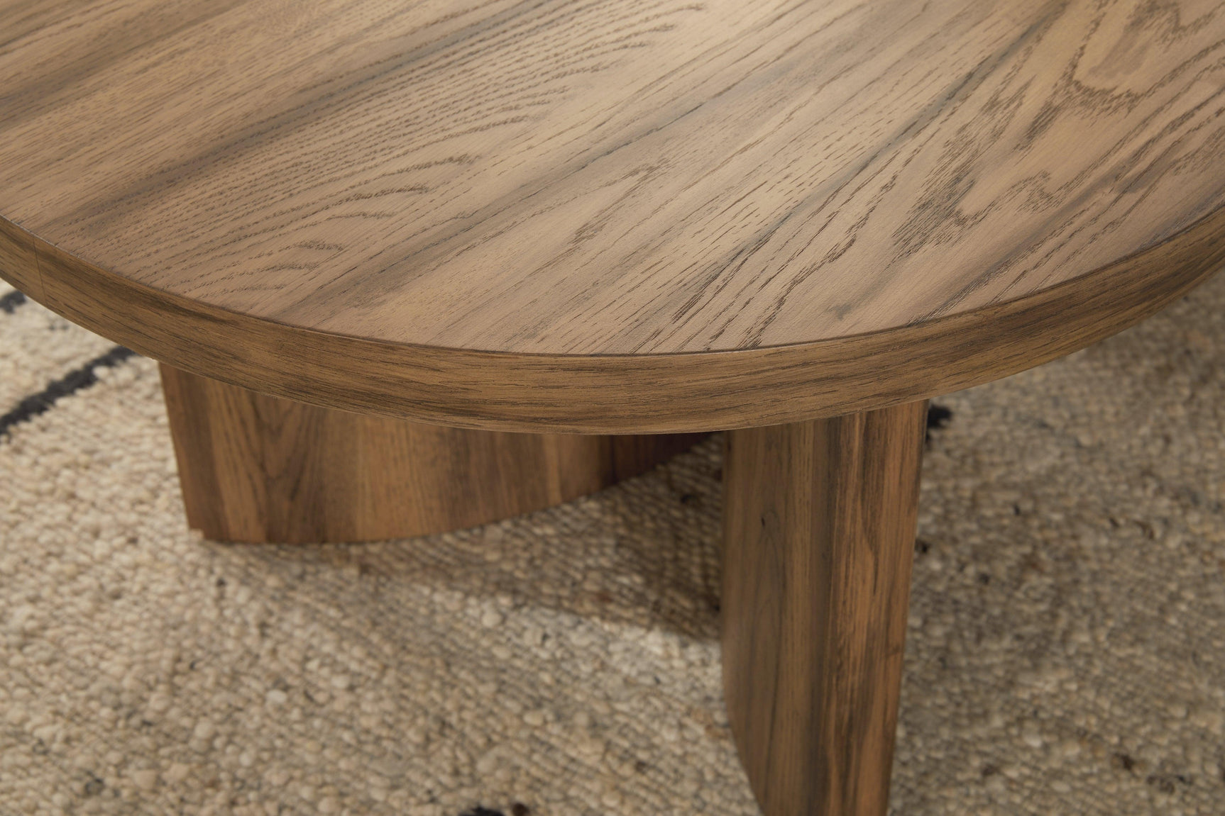 Austanny Warm Brown Coffee Table with 2 End Tables - Ella Furniture