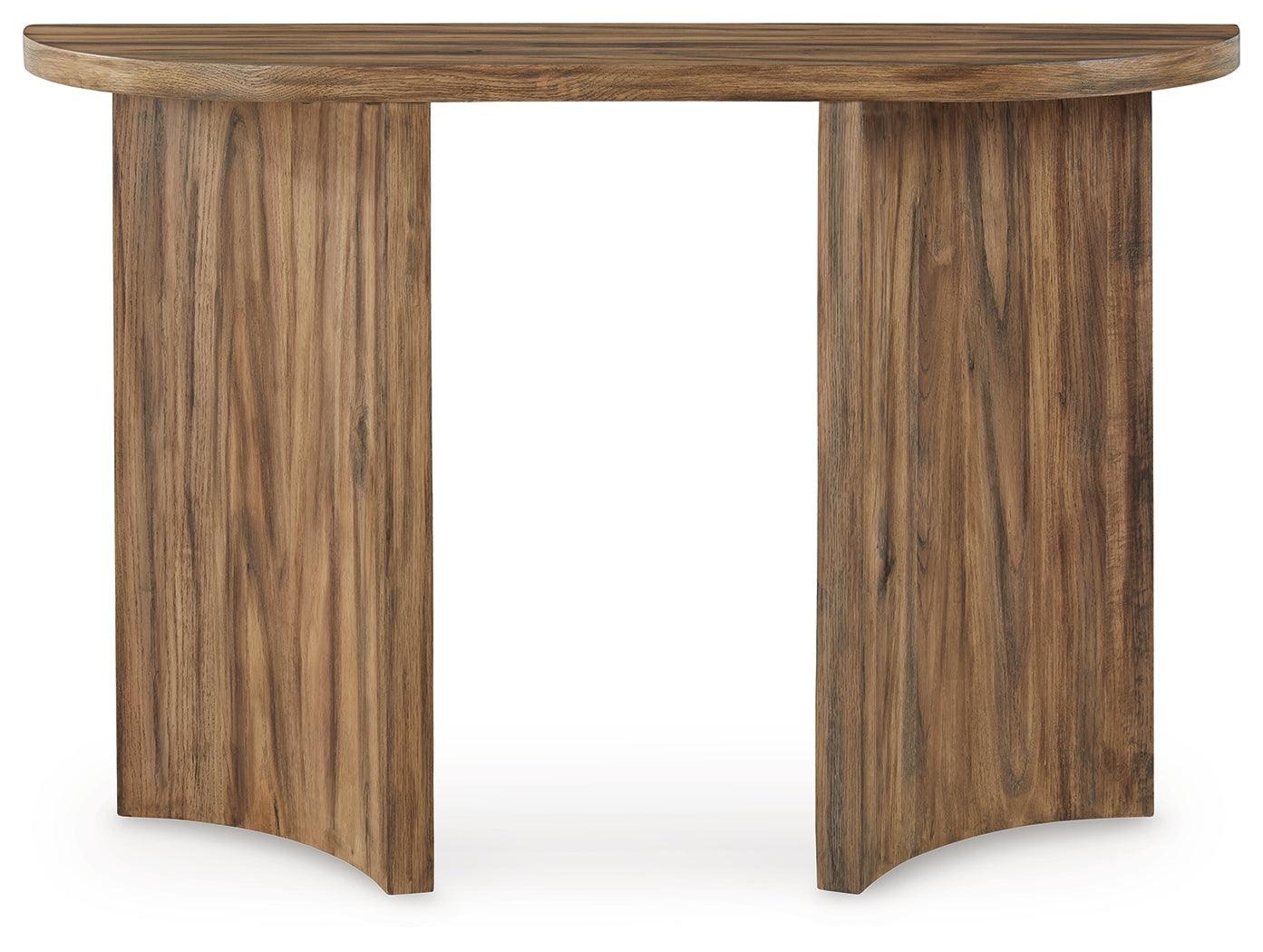 Austanny Warm Brown Sofa Table - Ella Furniture