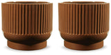 Avalyah Burnt Umber Vase (Set of 2) view 2