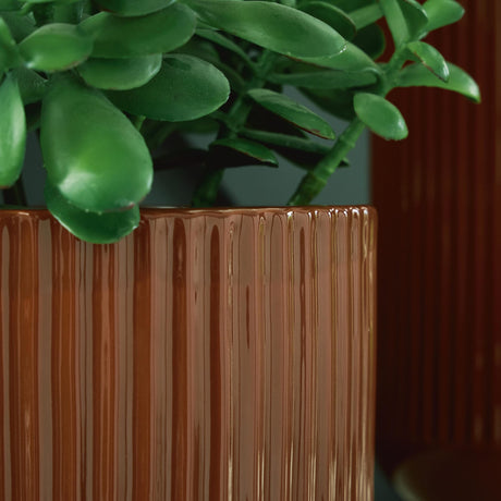 Avalyah Burnt Umber Vase (Set of 2) detail view