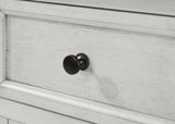 Aventine 5-Drawer Dining Sideboard Buffet Cabinet With Cabinet Charcoal And Vintage Chalk 108245 - Ella Furniture
