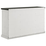Aventine 5-Drawer Dining Sideboard Buffet Cabinet With Cabinet Charcoal And Vintage Chalk 108245 - Ella Furniture