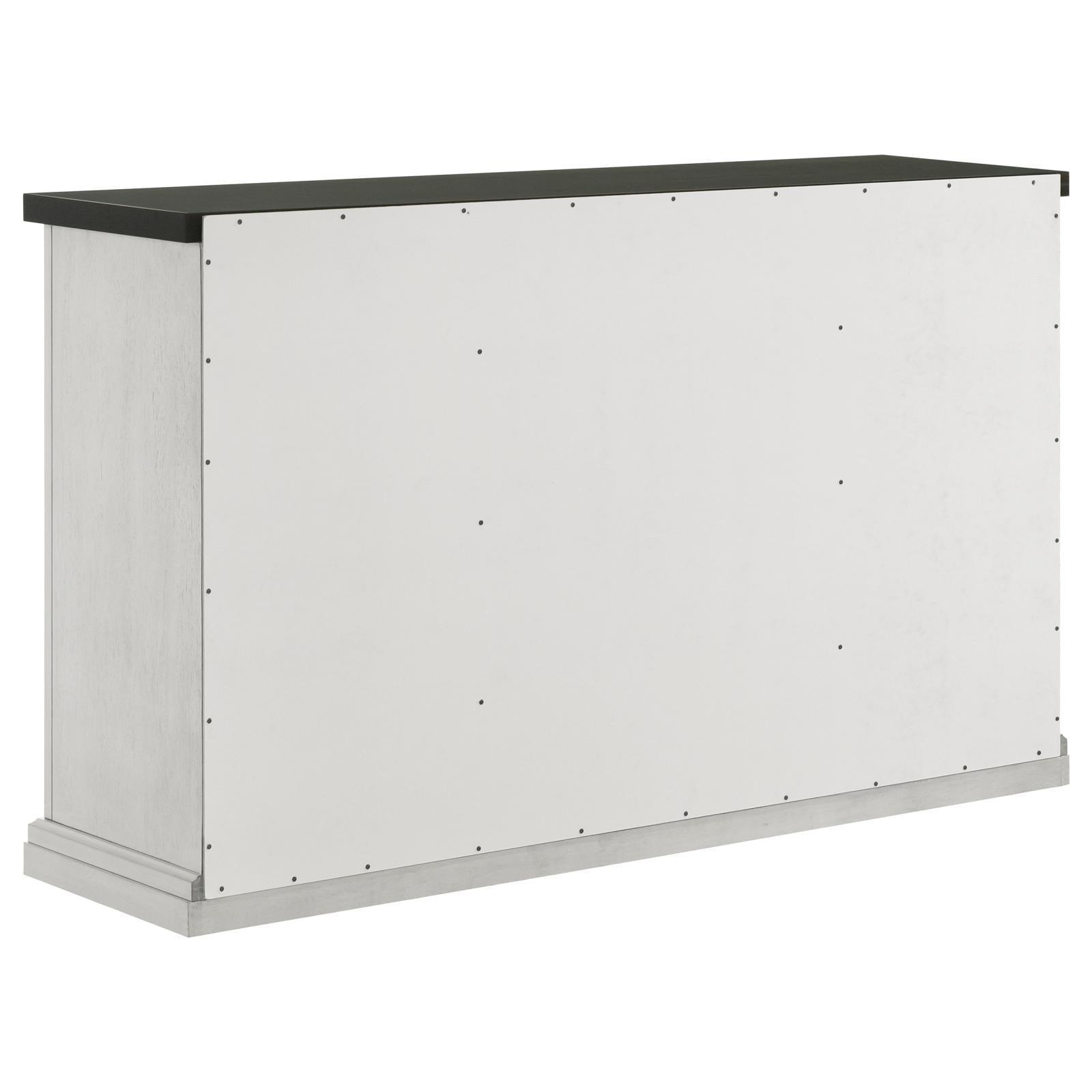 Aventine 5-Drawer Dining Sideboard Buffet Cabinet With Cabinet Charcoal And Vintage Chalk 108245 - Ella Furniture