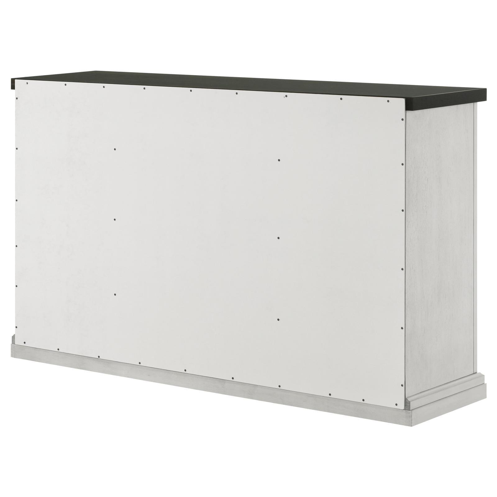 Aventine 5-Drawer Dining Sideboard Buffet Cabinet With Cabinet Charcoal And Vintage Chalk 108245 - Ella Furniture
