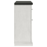 Aventine 5-Drawer Dining Sideboard Buffet Cabinet With Cabinet Charcoal And Vintage Chalk 108245 - Ella Furniture