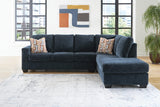 Aviemore Ink Chenille 2-Piece Sectional with Chaise view 3