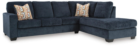 Aviemore Ink Chenille 2-Piece Sectional with Chaise view 4