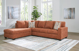 Aviemore Spice Chenille 2-Piece Sectional with Chaise from Ella Furniture