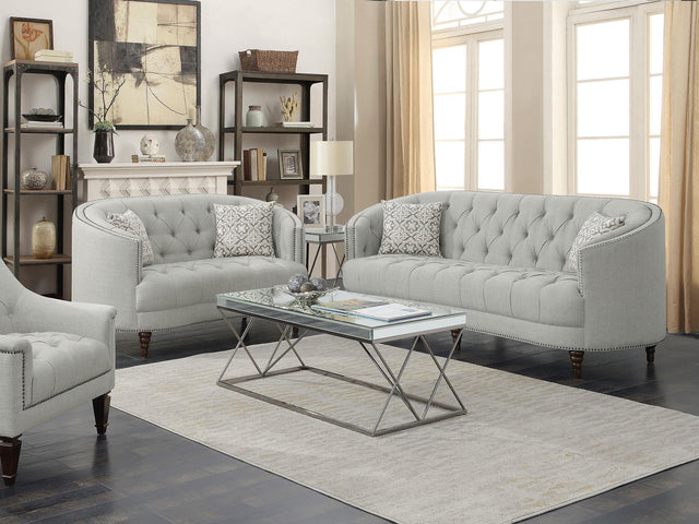 AVONLEA COLLECTION Avonlea Beige Two-Piece Living Room Set 505641-S2 - Ella Furniture