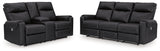 Axtellton Carbon Sofa And Loveseat - Ella Furniture