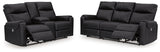 Axtellton Carbon Sofa And Loveseat - Ella Furniture
