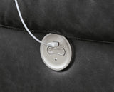 Axtellton Carbon Sofa, Loveseat and Recliner - Ella Furniture