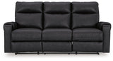 Axtellton Carbon Sofa, Loveseat and Recliner - Ella Furniture