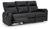Axtellton Carbon Sofa, Loveseat and Recliner - Ella Furniture