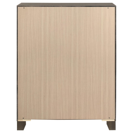 Farre 5-Drawer Chest of Drawers Dark Brown — product image 7