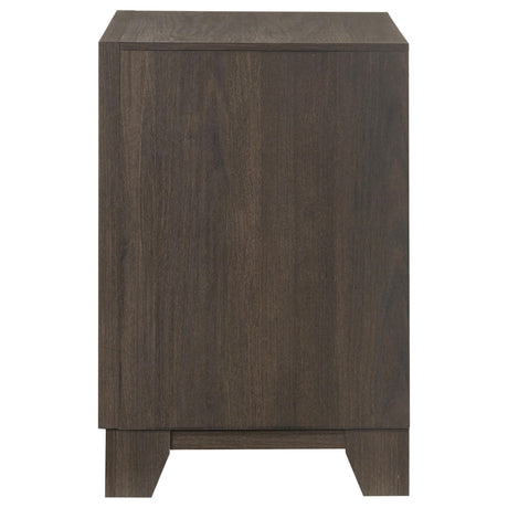 Farre Dark Brown 2-Drawer Nightstand — product image 5