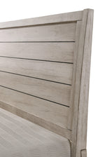 Patterson Dresser Driftwood Gray, Modern Traditional Metal Ring Pulls 6 Drawers - Ella Furniture