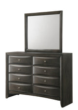 Emily Gray Oak Sleek Contemporary Modern Transitional Storage Platform Bedroom Set - Ella Furniture