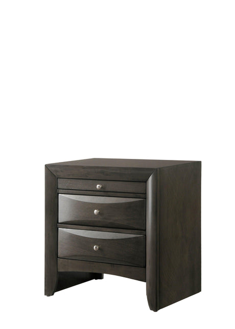 Emily Dresser Gray, Transitional And Modern Wood, 8 Drawers Grey - Ella Furniture