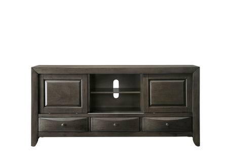 Emily Gray Sleek, Contemporary And Modern Wood Queen Storage Bookcase Platform Bed - Ella Furniture