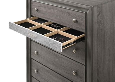 Regata Grey Finish Modern Tv Stand, Entertainment Cabinet, Contemporary Style, Media Console With Wood Finish And Wood Legs with Storage Doors for Living Room - Ella Furniture