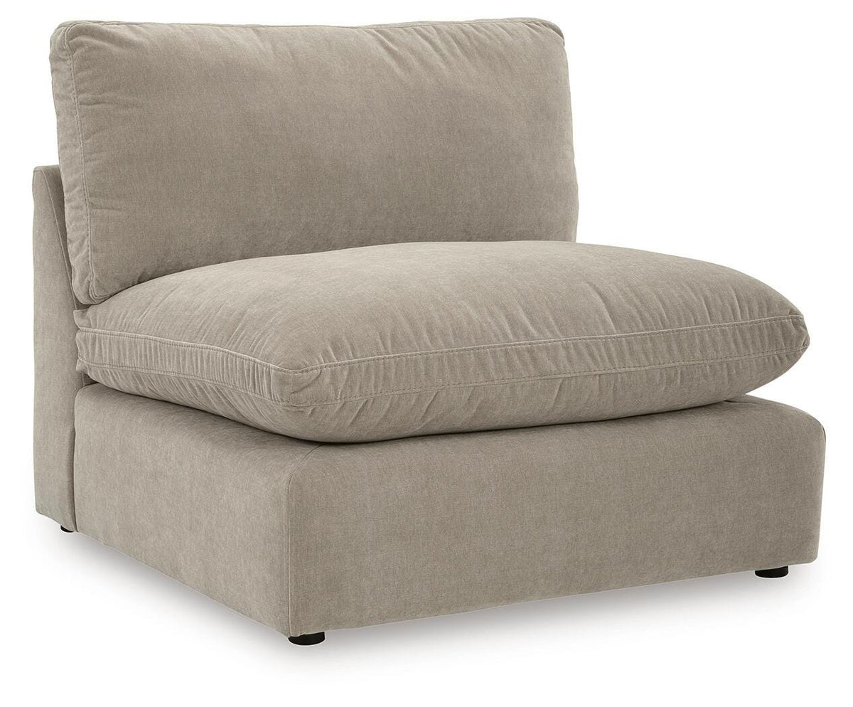Maxton Heights Pebble 8-Piece Sectional — angled view