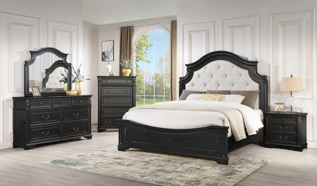 B6020 4Pc - King (Queen-sold Out) (King) - Ella Furniture