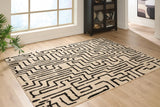 Timworth Black/Beige Washable Large Rug — product image 3