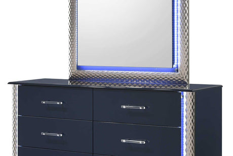 B80 Aya Led Queen Bed - Ella Furniture