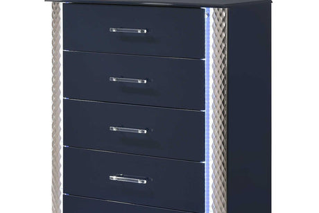 B80 Aya Led Queen Bed - Ella Furniture
