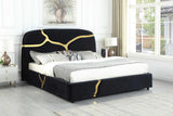 B838 Milan (Black) (King Bed) - Ella Furniture