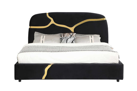 B838 Milan (Black) (Queen Bed) - Ella Furniture