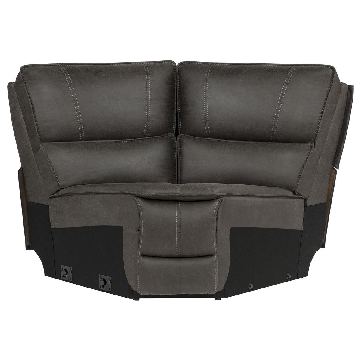 Marcell 7-Piece L-Shaped Power Reclining Sectional with Dual Consoles Grey — product image 9