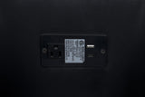 Madden Faux Leather Bluetooth Audio Console with Power Outlet Black — product image 11