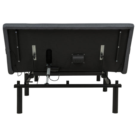 Weston Queen Dual-Motor Massage Adjustable Bed Base in Black and Grey — product image 9