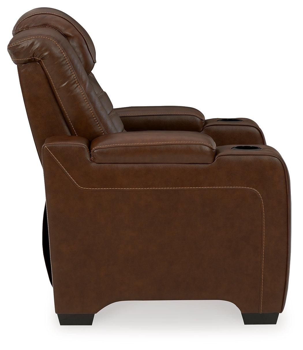 Backtrack Chocolate 3-Piece Home Theater Seating - Ella Furniture