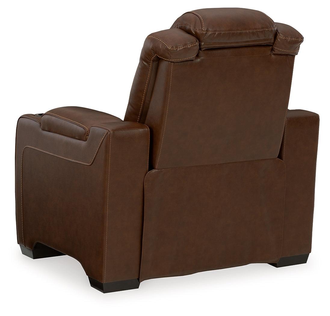 Backtrack Chocolate 3-Piece Home Theater Seating - Ella Furniture