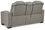 Backtrack Gray Sofa, Loveseat And Recliner - Ella Furniture