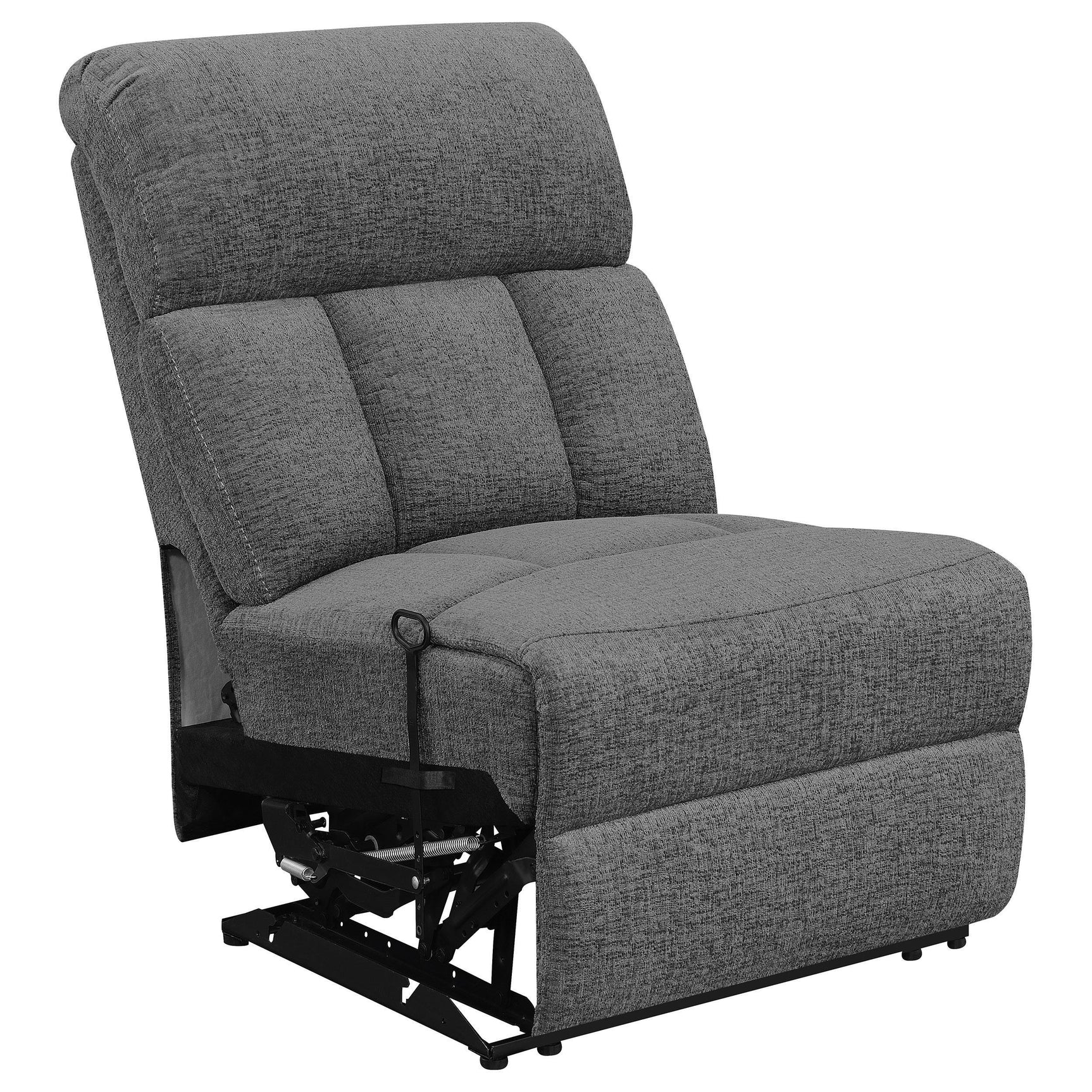 Bahrain 5-piece Upholstered Home Theater Seating Charcoal 609541T - Ella Furniture
