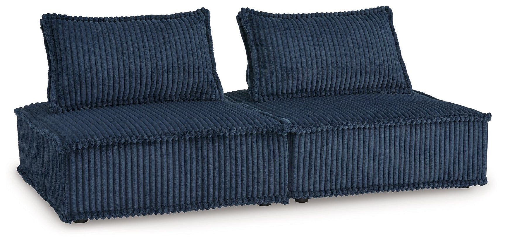 Bales Navy 2-Piece Modular Seating - Ella Furniture