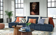 Bales Navy 3-Piece Modular Seating - Ella Furniture