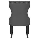 Baney Fabric Upholstered Dining Side Chair Grey and Black 115562 - Ella Furniture