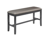 Bankston Gray Seats Counter Height Dining Room Set - Ella Furniture