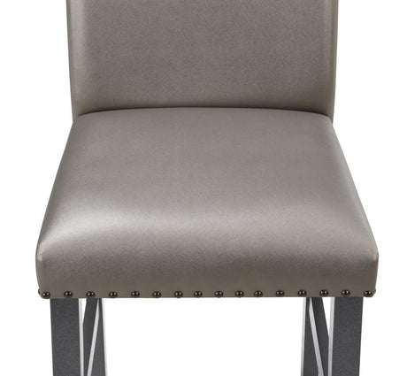 Bankston Gray Seats Counter Height Dining Room Set - Ella Furniture