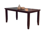Bardstown Cherry Brown Modern Traditional Wood Rectangular Counter Height Dining Room Set - Ella Furniture