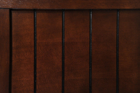 Bardstown Cherry Brown Modern Traditional Wood Rectangular Counter Height Dining Room Set - Ella Furniture