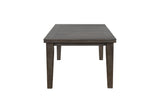 Bardstown Gray Modern Traditional Wood Fabric Seat Rectangular Dining Room Set - Ella Furniture