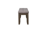 Bardstown Gray Modern Traditional Wood Fabric Seat Rectangular Dining Room Set - Ella Furniture